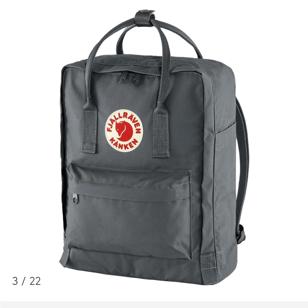 Kånken Fjall Raven Backpack in grey blue